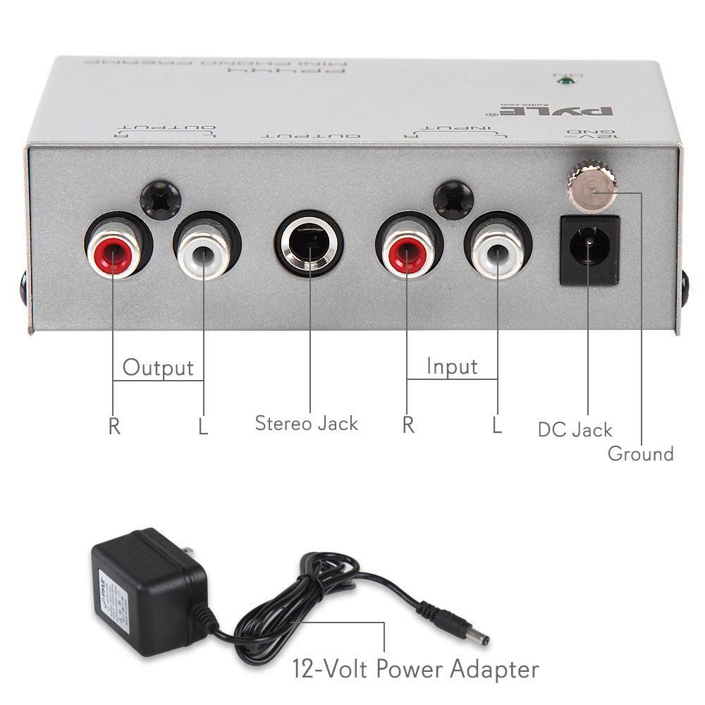Pyle PP444  Pro Turntable Preamplifier Pyle