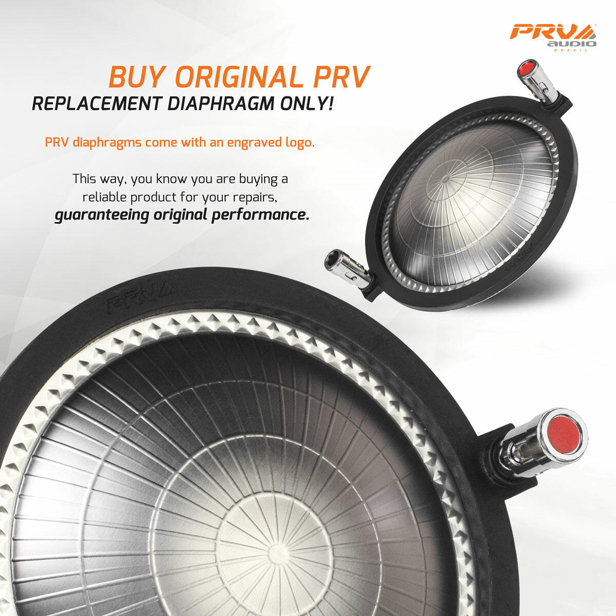 PRV Audio RPD4400Ti ORIGINAL REPLACEMENT DIAPHRAGM (Each) PRV Audio