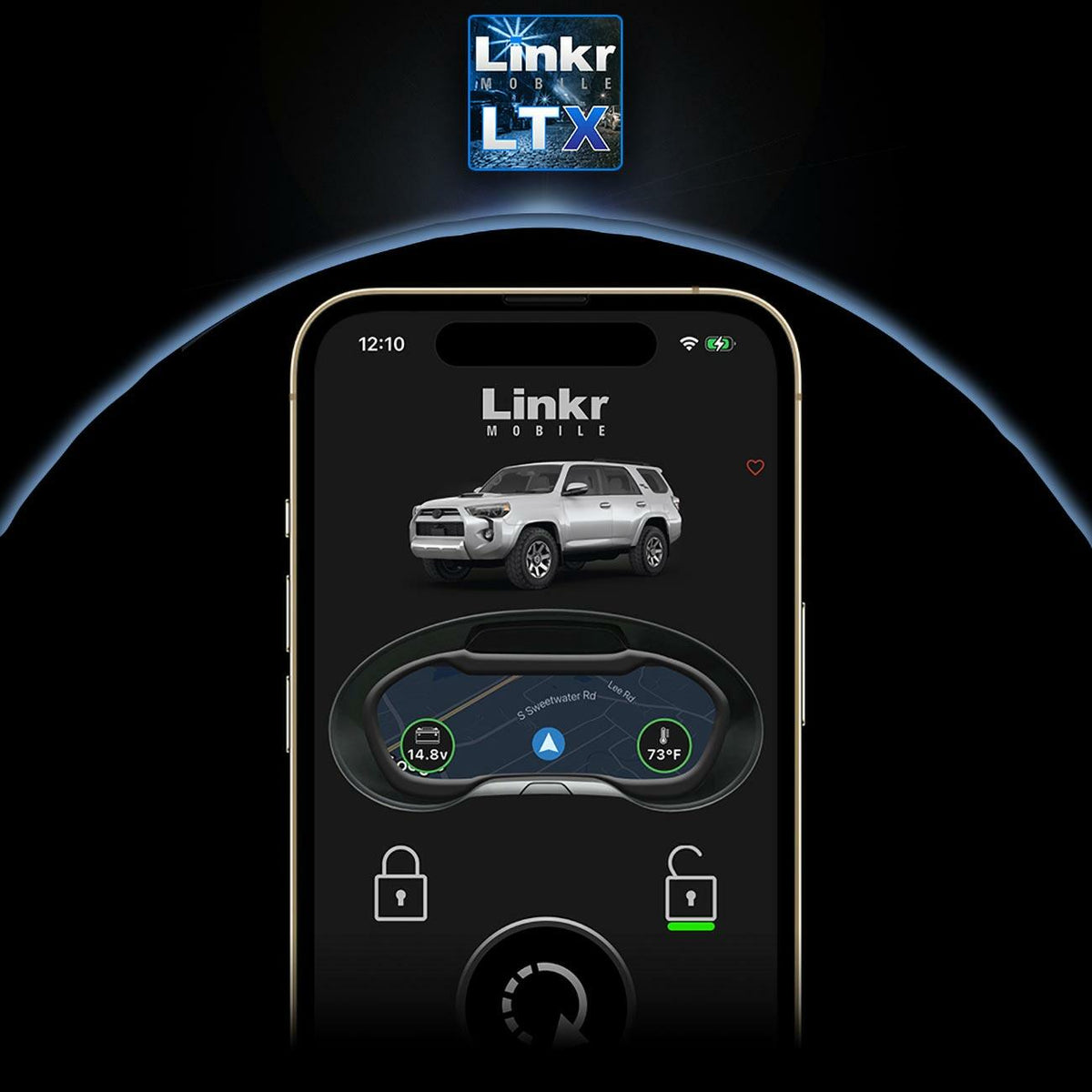 Excalibur Alarms LINKR-LT3 Omega Smart Phone Interface -  LOCKUNLOCKSTARTSTOP GPS LOCATE & MORE! Excalibur Alarms
