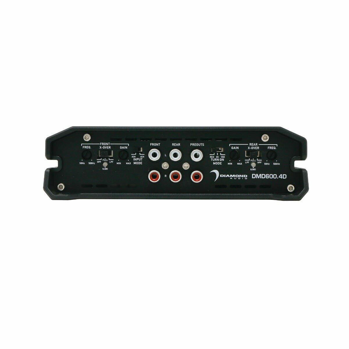 Diamond Audio DMD600.4D 4-Channel DMD Series Full Range Digital Amplifier - DMD600.4D Diamond