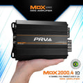 PRV Audio MDX2000.4 1 Ohm Mini 4 Channel Full Range Amplifier PRV Audio