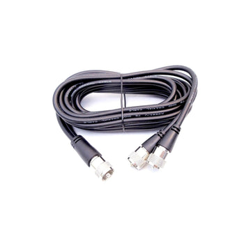 Procomm PPP9 9'  Rg59a/u 75 Ohm Co-phase Coax Cable  With 3 Molded Pl259 Connectors Procomm