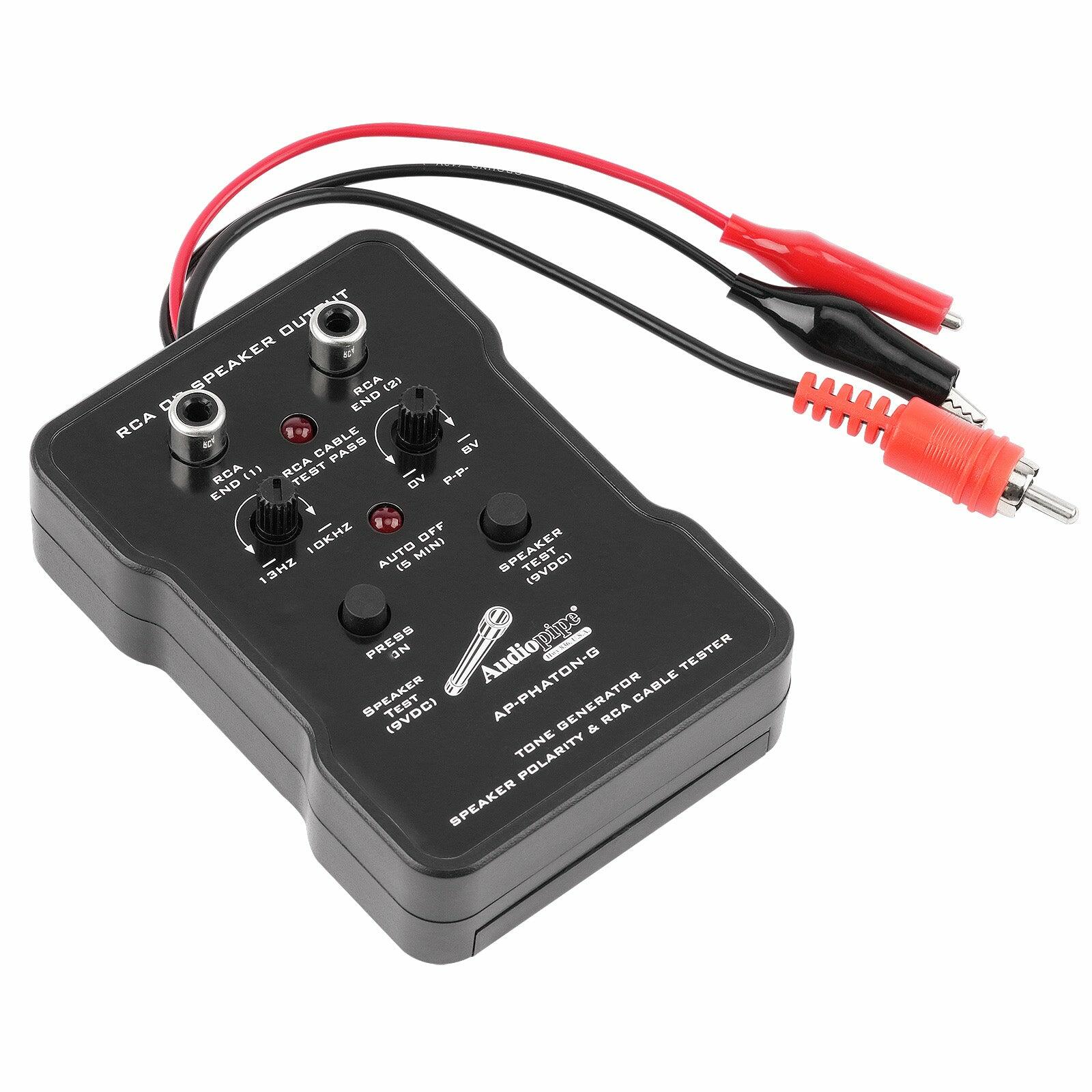 Audiopipe AP-PHATON-G Tone Generator & Speaker Polarity Tester (AP-PHATON-G) Audiopipe