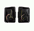 Heise JP-TL01S LED Grid Taillights with Smoked Lens for 2007-2019 Jeep Wrangler JK (pair) Metra