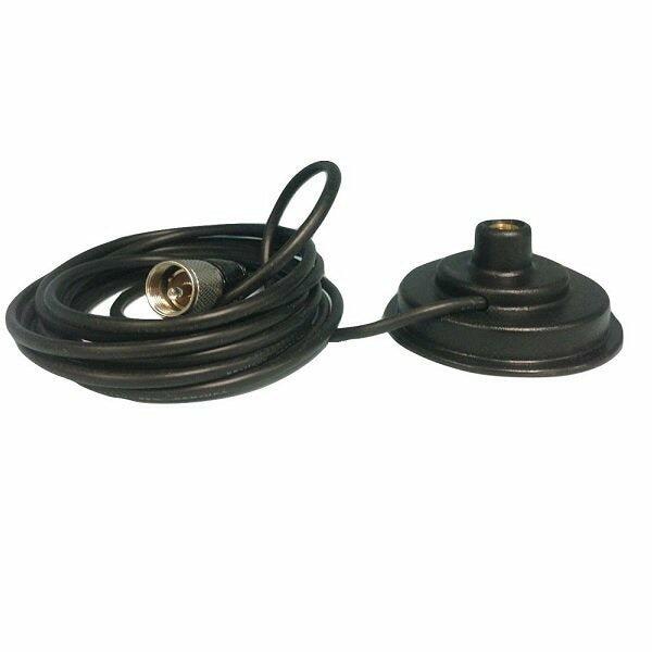 Workman PM3B 3" Magnet Antenna Mount with 3/8" x 24 Thread Bandit
