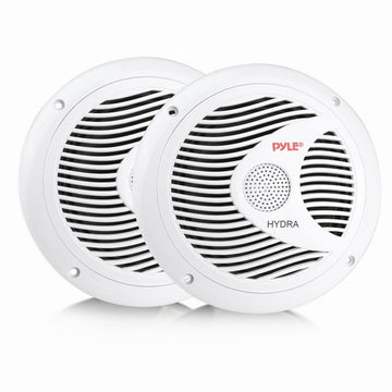 Pyle PLMR60W  Marine 6.5” Dual Cone Speakers (White) Pyle