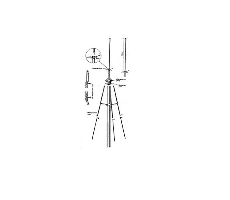Workman Bandit M-400 Star Duster Commercial/Amateur Telescopic Base Antenna Bandit