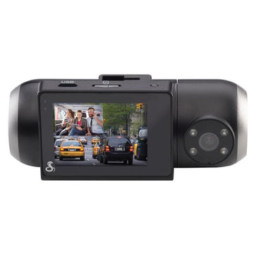 Cobra SC201 Dual View Full 1080p Hd Dash Cam With Real-time Driver Alerts Cobra