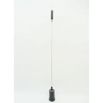 Larsen NMO150450 150-154 Mhz & 450-460 Mhz Vhf & Uhf Dual Band Antenna With Black Coil & 2.4/4db .100 Closed Coil Chrome Whip Larsen