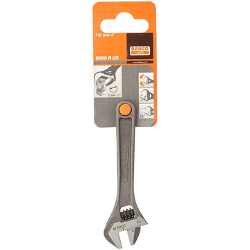 Bahco BAH8069RUS Bahco 4" Central Nut Adjustable Wrench with Phosphate Finish BAHCO