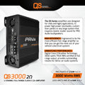 PRV Audio QS3000 2 Ohm 1 Channel Full Range Amplifier PRV Audio