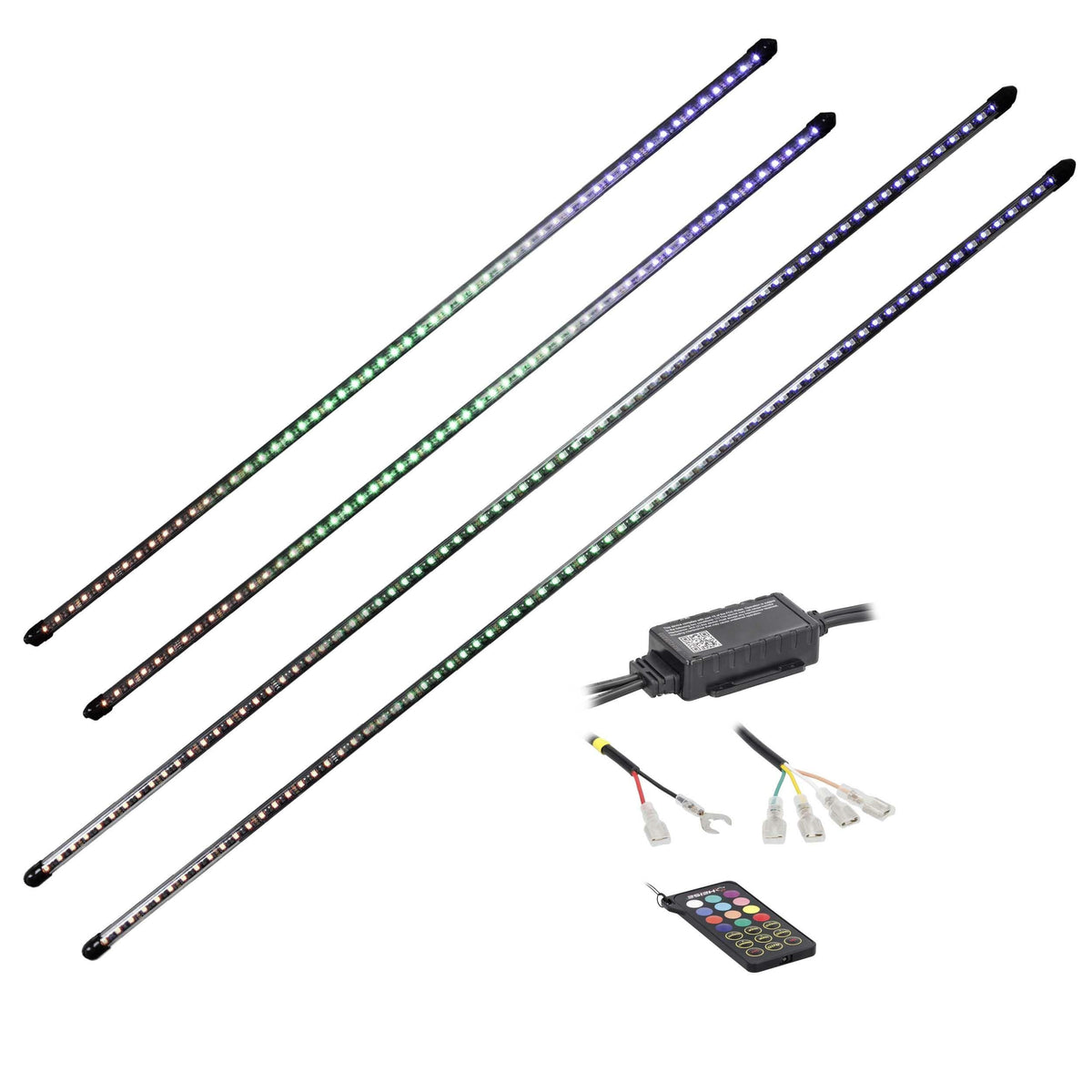 Heise RGB1-UNDGLED 4-Piece RGB LED Underglow Kit HEISE LED Lighting Systems