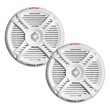 Pyle PLMRX77  Marine 7.75” 2-Way Speakers (White) Pyle