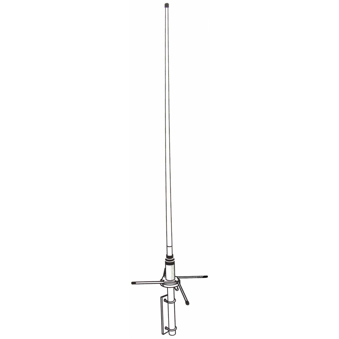 Hustler G6440 430-450 Mhz 6db Gain Omni Base Station Antenna Hustler