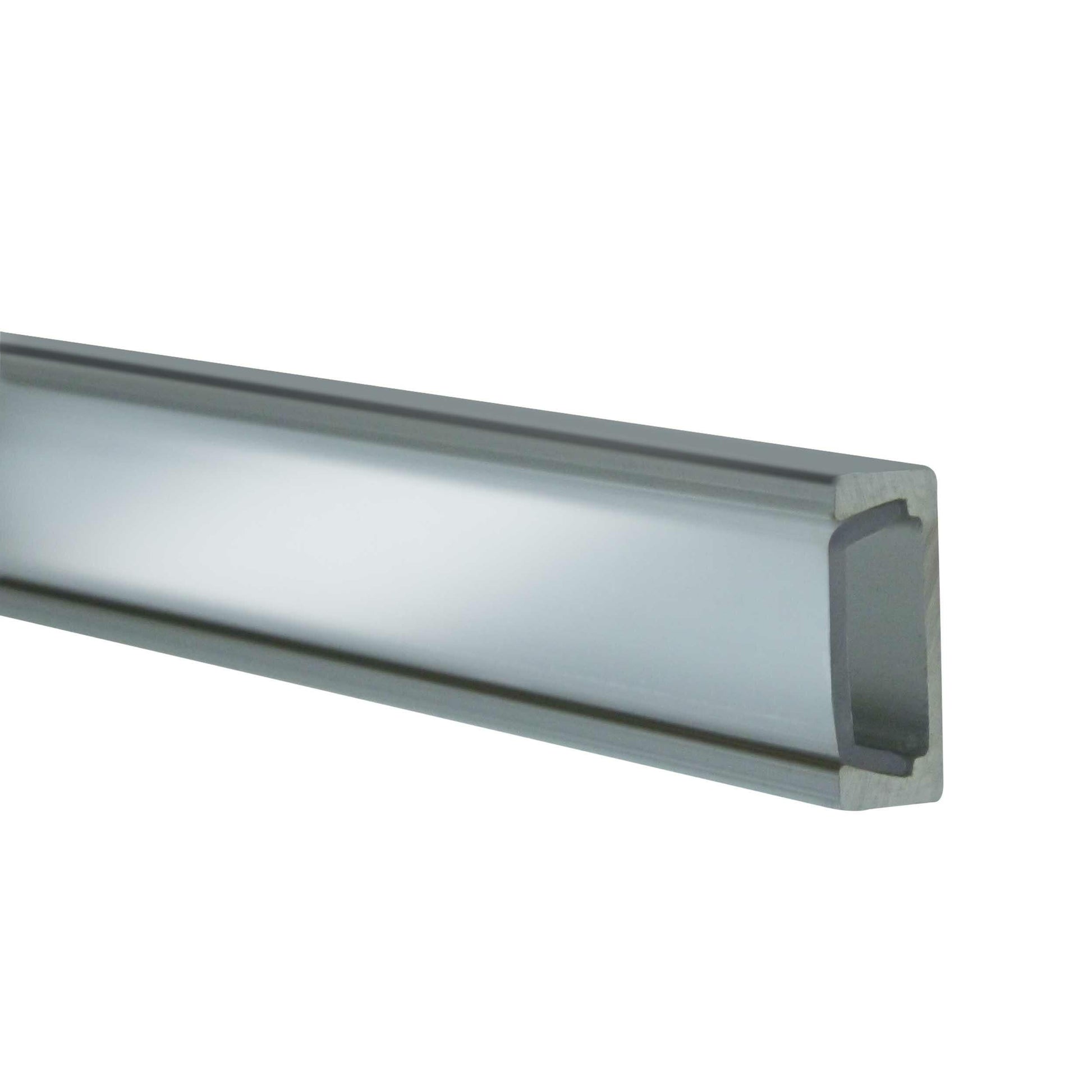 Heise HE-ATCL Clear Aluminum Surface Mount Track - 3 Ft Heise