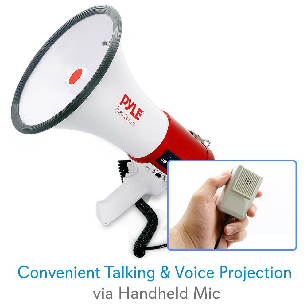 Pyle PMP57LIA  50 Watt Megaphone with Built-in Siren Pyle