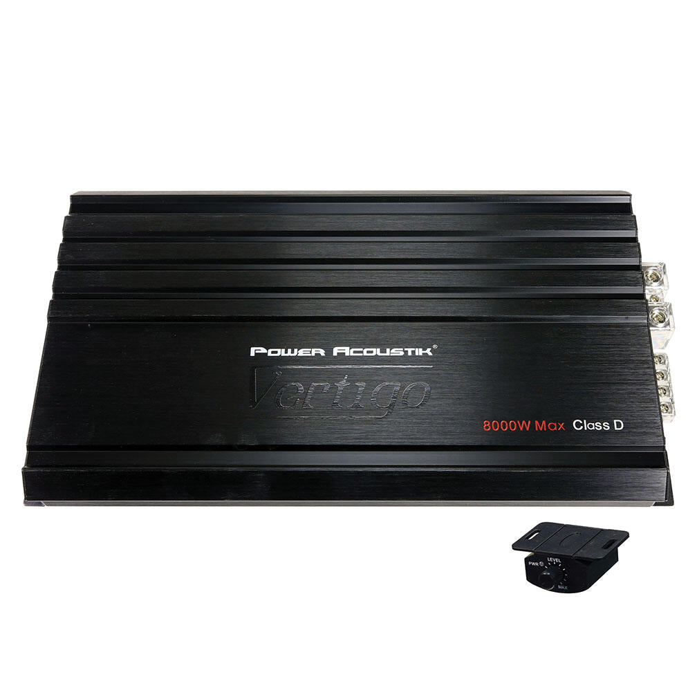Power Acoustik VA1-8000D  Vertigo Series Monoblock Amplifier 8000W Max Power Acoustik
