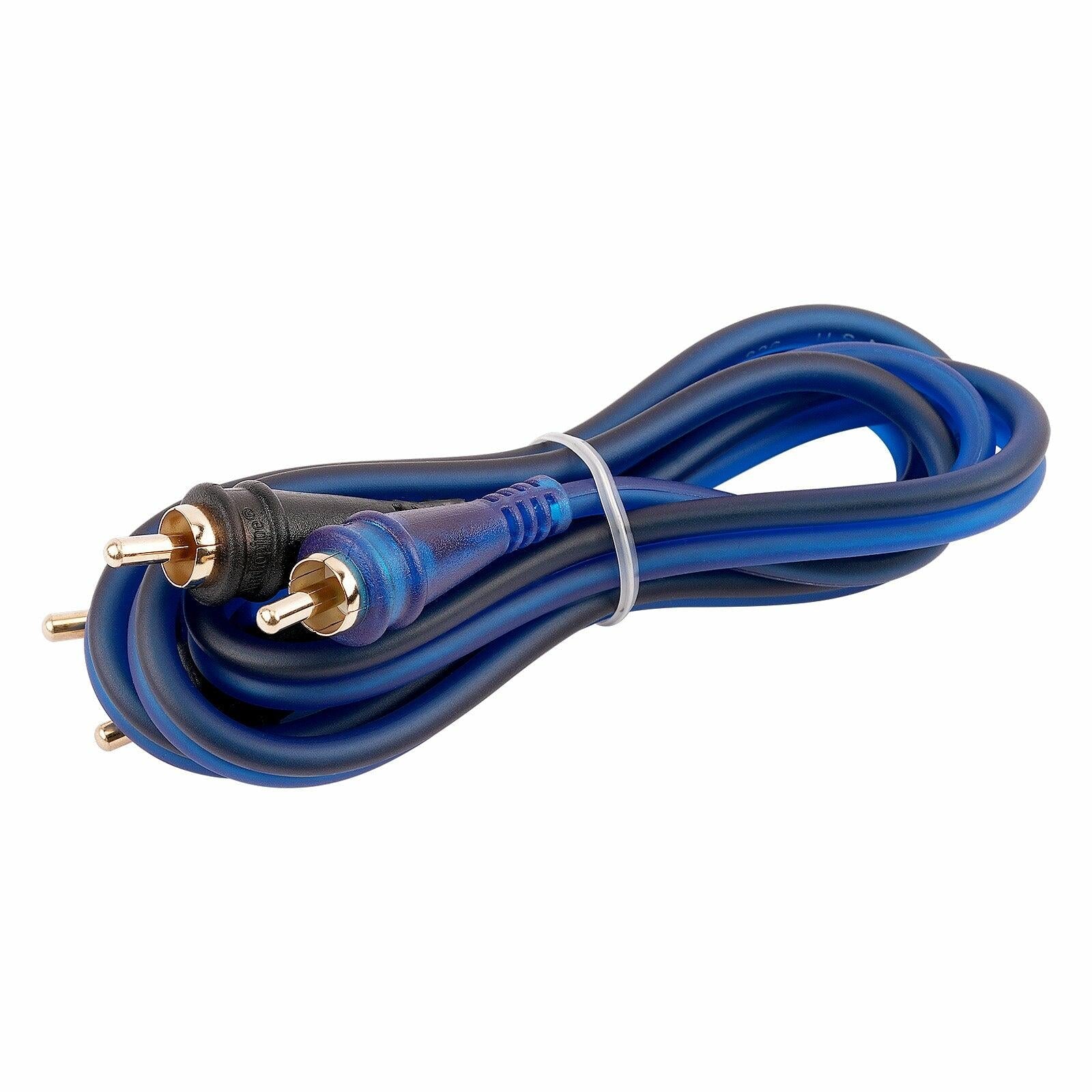 Audiopipe BMV-BLS-3 3FT Frosted RCA Audio Cable (BMV-BLS-3), 10-Pack (10 Individual Cables) Audiopipe