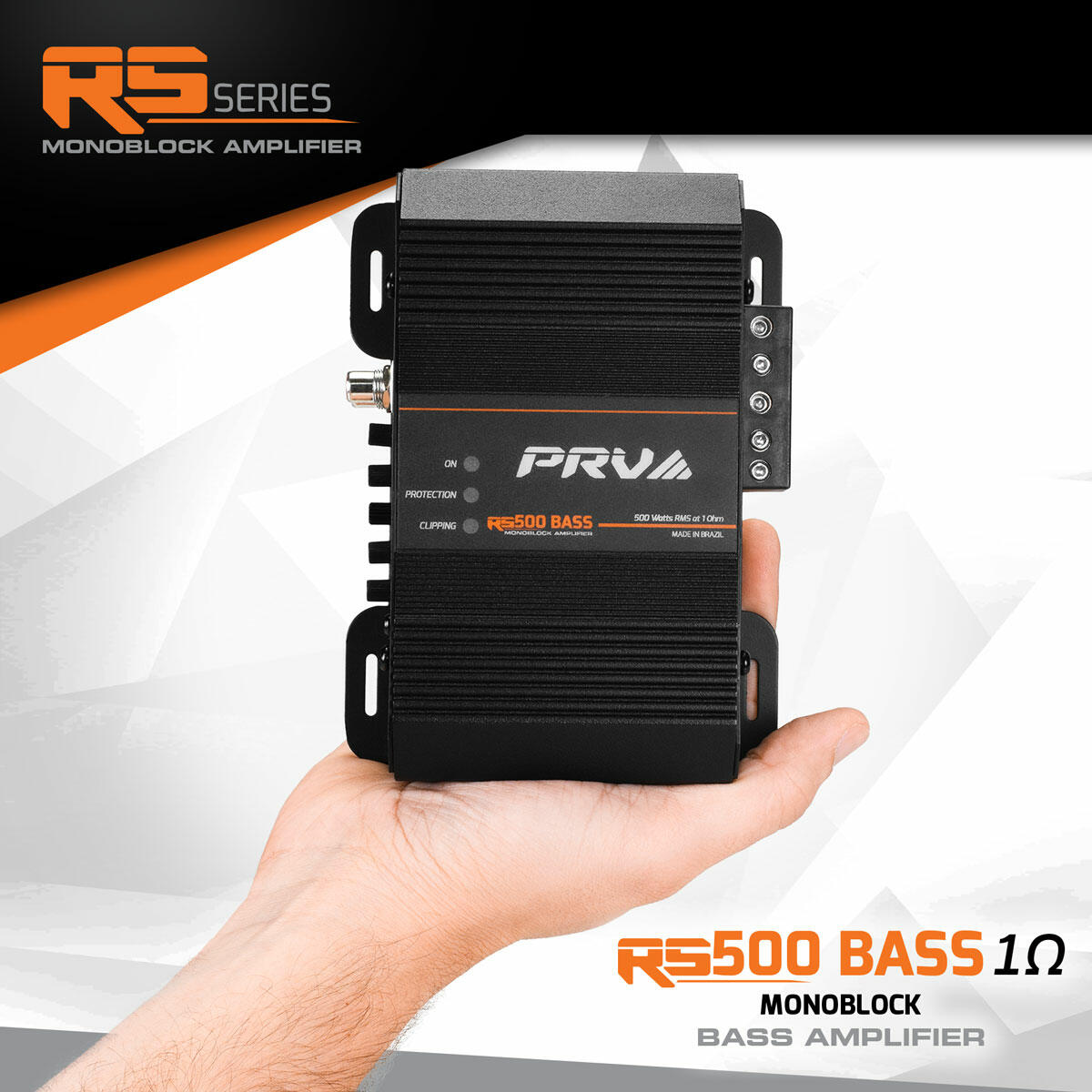 PRV Audio RS500 BASS 1 Ohm 1 Channel Monoblock Amplifier PRV Audio