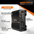 PRV Audio RS900 BASS 2 Ohm 1 Channel Monoblock Amplifier PRV Audio