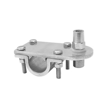 Accessories Unlimited AUC4 1-1/8" Horizontal Mirror Mount With 3/8" X 24" Stud For Kenworth & Mack Trucks With So239 Connection Accessories Unlimited