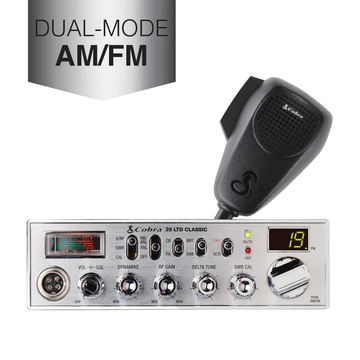Cobra C29LTDFM Classic 40 Channel Am/fm Deluxe Truckers CB Radio With Swr Calibration Cobra