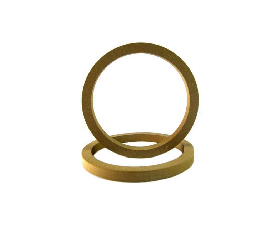 Audiopipe RING-10R 10" MDF Speaker Rings (Pair) Audiopipe