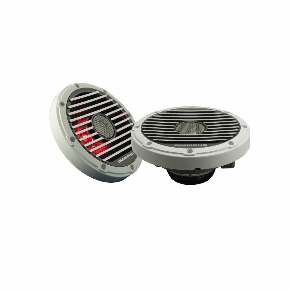 Diamond Audio HXM525 5.25" HXM Series 2-Way Marine Speaker w/RGB LED Lighting - HXM525 Diamond Audio Technology