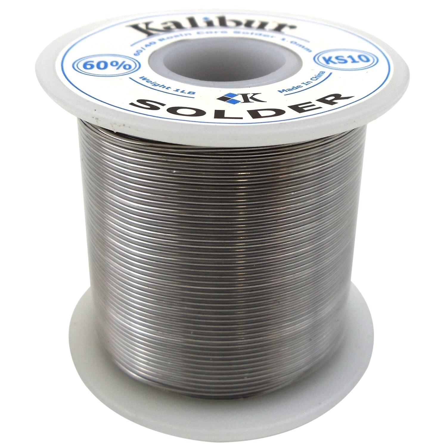 Kalibur KS10 60/40 Rosin Core 19 Gauge Solder 1.0mm (1lb Spool) Kalibur