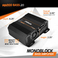 PRV Audio RS900 BASS 2 Ohm 1 Channel Monoblock Amplifier PRV Audio