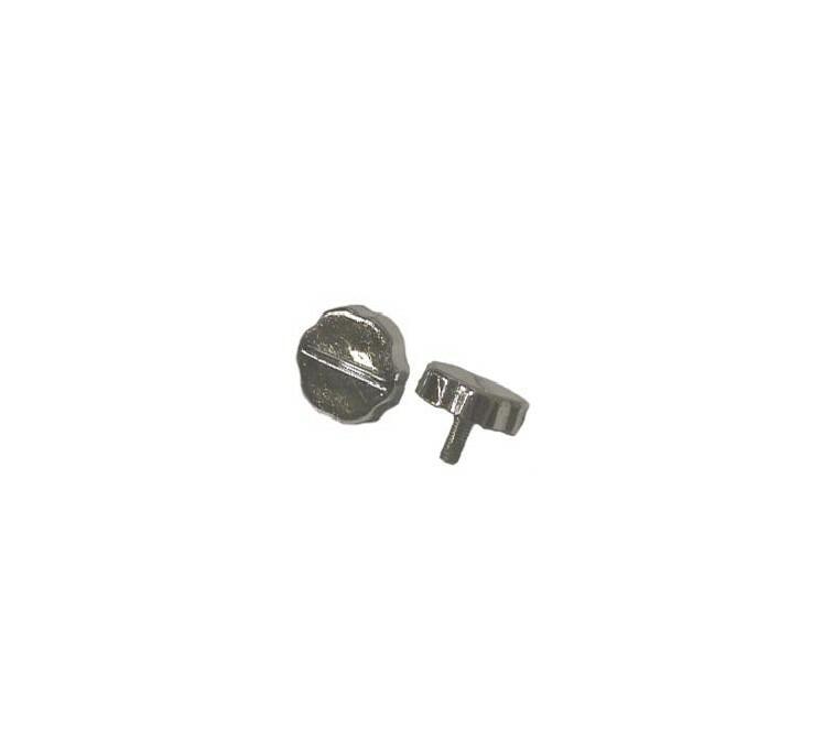 Workman KN5PC Chrome Plated 5mm OEM Radio Bracket Knobs Bandit