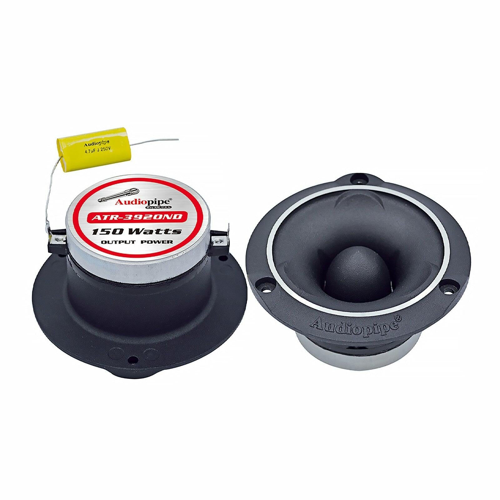 Audiopipe ATR-3920ND 4 Aluminum Bullet Horn Tweeter Audiopipe