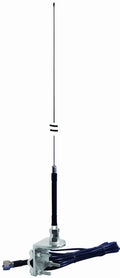 Everhardt SNGP4-B 4' Mirror Mt Ss No Ground Antenna (black Everhardt