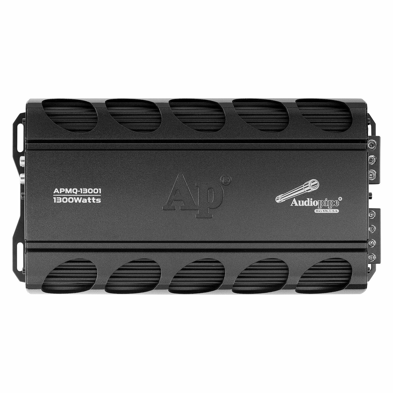 Audiopipe APMQ-13001 Mini Design Class D Mono Mosfet Amplifier (APMQ-13001) Audiopipe
