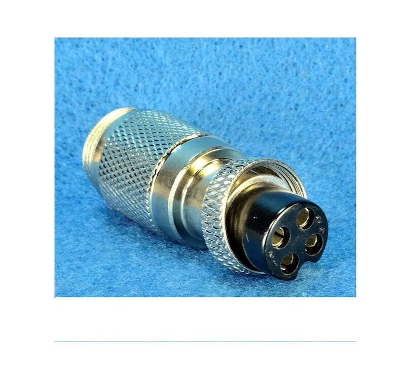 Workman C5P4C-4 4 Pin Cobra Radio to 5 Pin Cobra Microphone Bandit