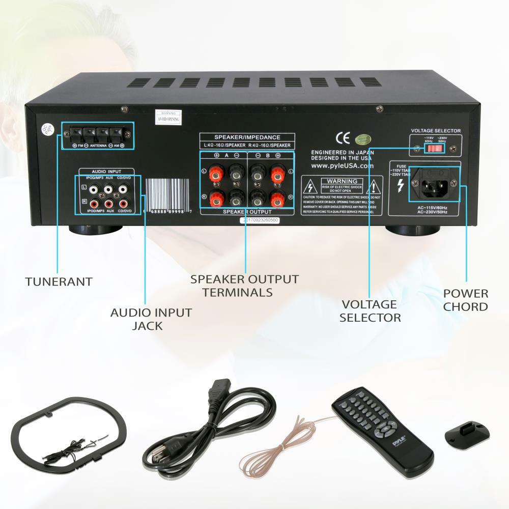 Pyle PT260A  Home Theater Stereo Receiver System Pyle