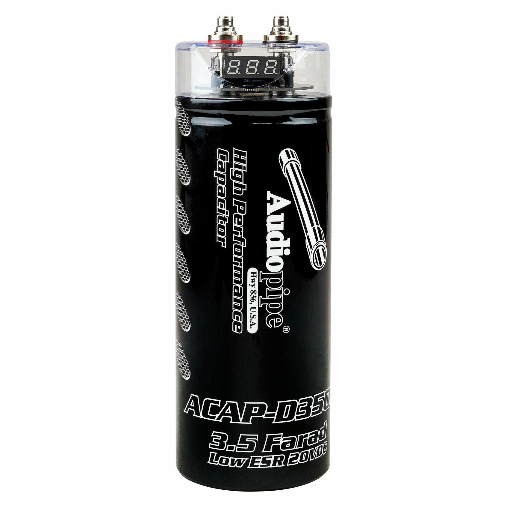 Audiopipe ACAP-D3500 High Power Capacitor (ACAP-D3500) Audiopipe