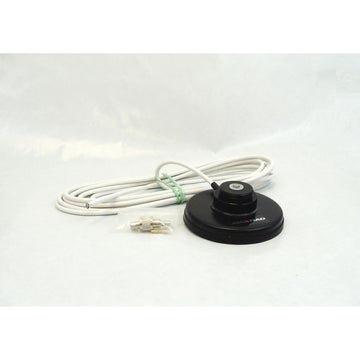PCTEL & Maxrad RBGFPL Cellular Black 3-1/4" Round Magnet Mount With White 12' Coax And Loose Teflon Muhf Crimp On Connector PCTEL/Maxrad