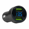 Audiopipe NLD-350CLUBL Dual USB Car Charger with LED Voltmeter (NLD-350CLUBL) Audiopipe