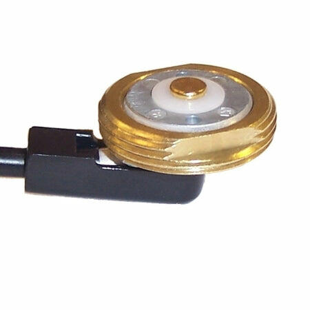 PCTEL & Maxrad NMO58UPL 3/4" Hole NMO Brass Mount with Gold Pin, 17' RG58U & Mini-UHF PCTEL/Maxrad