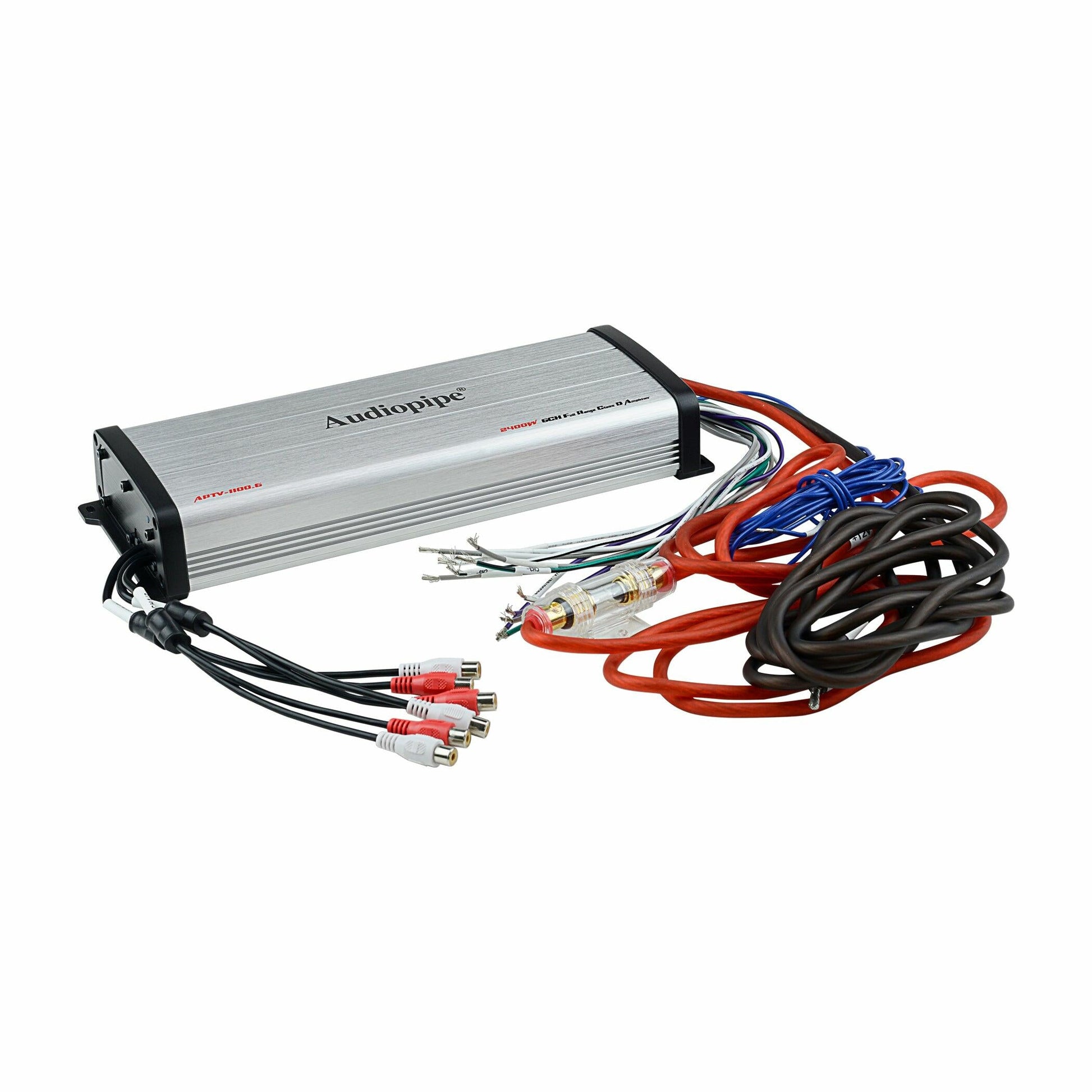 Audiopipe APTV-1100.6 - 6CH Full Range Class D Amplifier Audiopipe