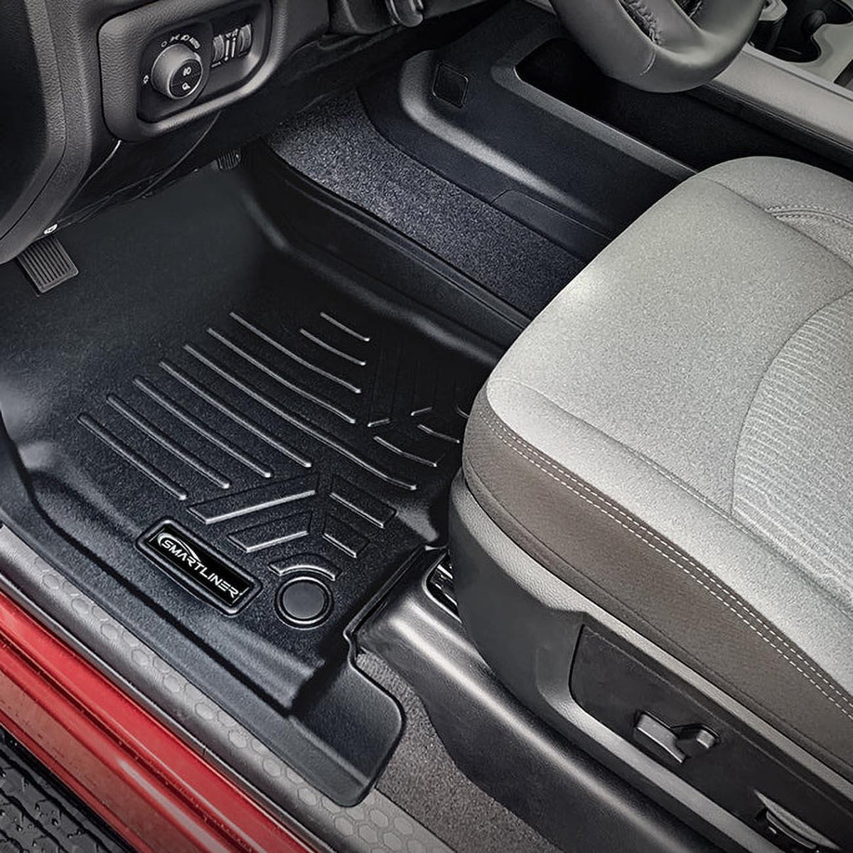 Smartliner SA0450/B0450 Smartliner Floor Liners Front/2nd Row 2019–2025 RAM 2500/3500 Crew Cab (Black) SMARTLINER