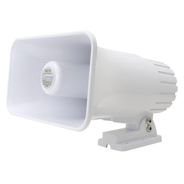 Speco SPC15RP White 30 Watt 8 Ohm Abs Plastic Weatherproof Pa Horn Speco