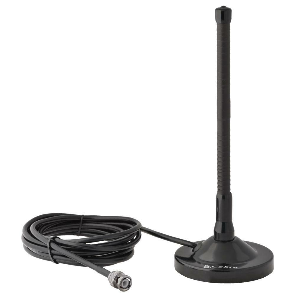 Cobra HHRT50 Hh50wxst Handheld CB Radio With Noaa Weather, Magnetic Mount Antenna & Dc Cigarette Power Cord Cobra