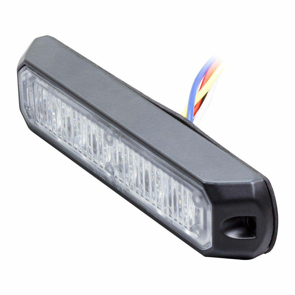 Heise HE-MUMRK-6WA White/Amber Marker Lights - 4.9 Inch, 6 LED HEISE LED Lighting Systems