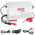 Pyle PLMRMP3A  Marine 4 Channel Amplifier 800W MAX - Silver Finish Pyle