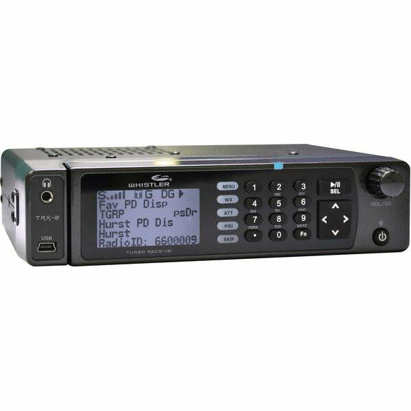 Whistler TRX-2 Digital Police Scanner – Desktop/Mobile Scanner with EZ Scan Software, APCO P25 Phase I & II, DMR, NXDN, and USA/Canada Database Preloaded Whistler