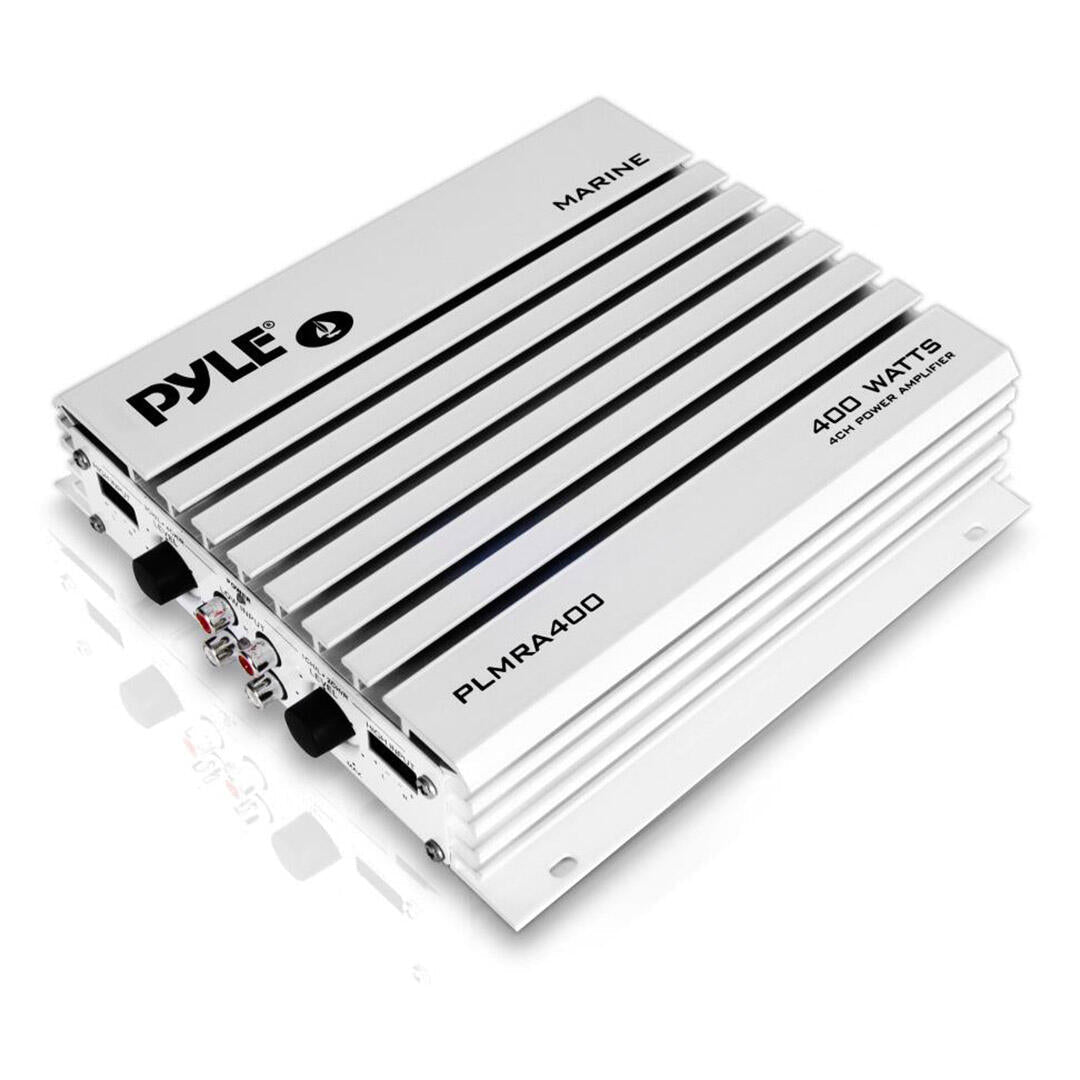 Pyle PLMRA400  Marine 4 Channel Amplifier 400W MAX Pyle