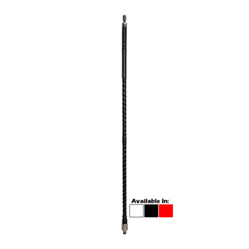 Procomm BTF2-R Red  2.25' Tall Top Load 1/4 Wave Heavy Duty Tuneable Tip Fiberglass Cb Antenna Procomm