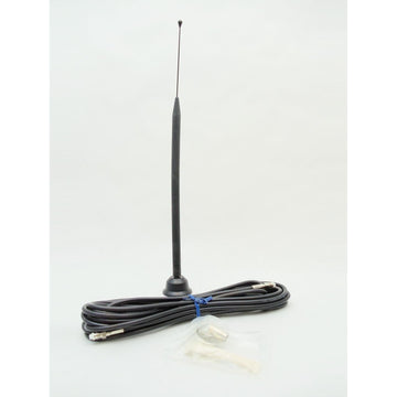 Larsen NMOCP3EUDFME 824/1850 Mhz 3db Black Antenna With 17' Nmo Coax Cable With Installed Fme Connector Larsen